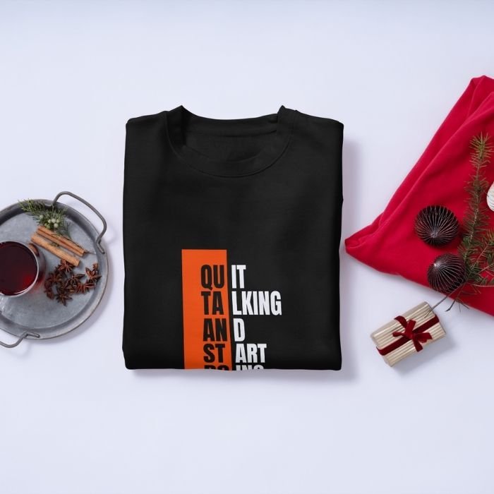Tricou Personalizat „Quit Talking" - Atelier Magic