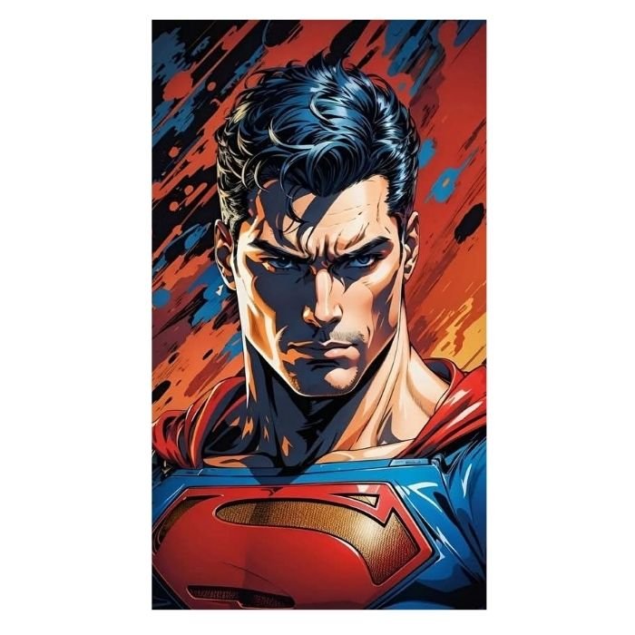 Tricou Personalizat „Superman Neon Comics” - Atelier Magic
