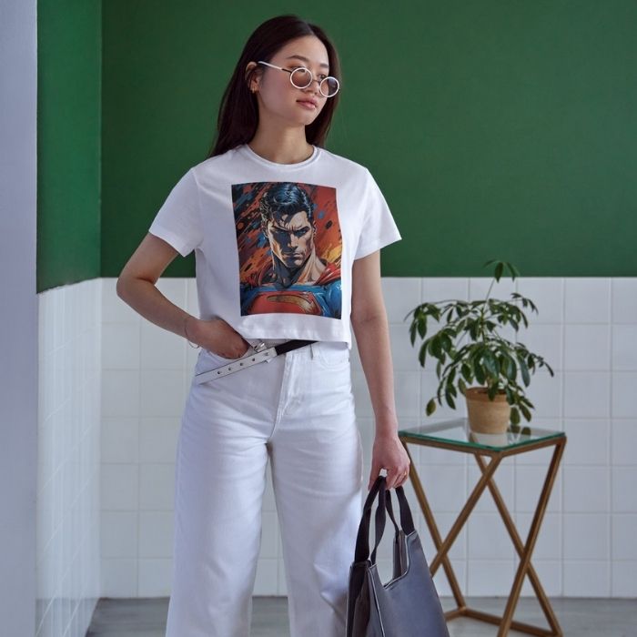 Tricou Personalizat „Superman Neon Comics” - Atelier Magic