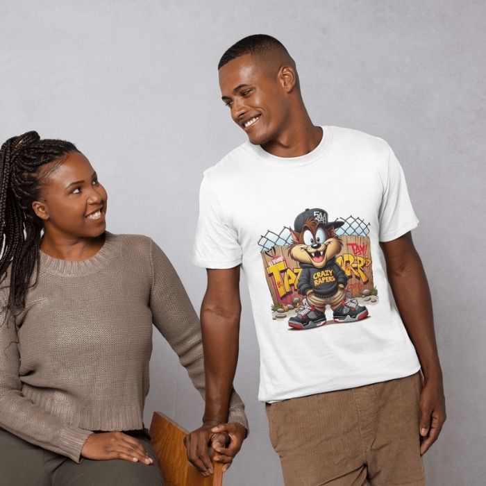Tricou Personalizat „Taz Crazy Raper” - Atelier Magic