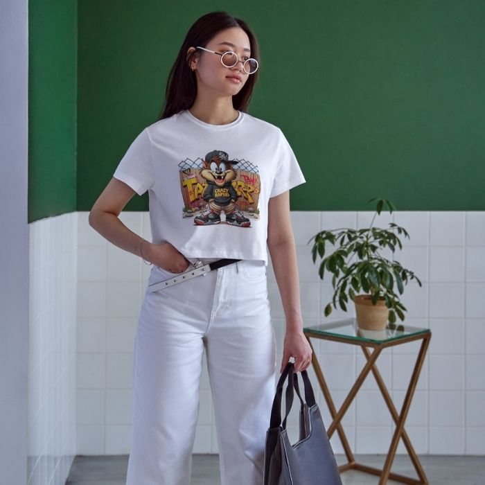 Tricou Personalizat „Taz Crazy Raper” - Atelier Magic