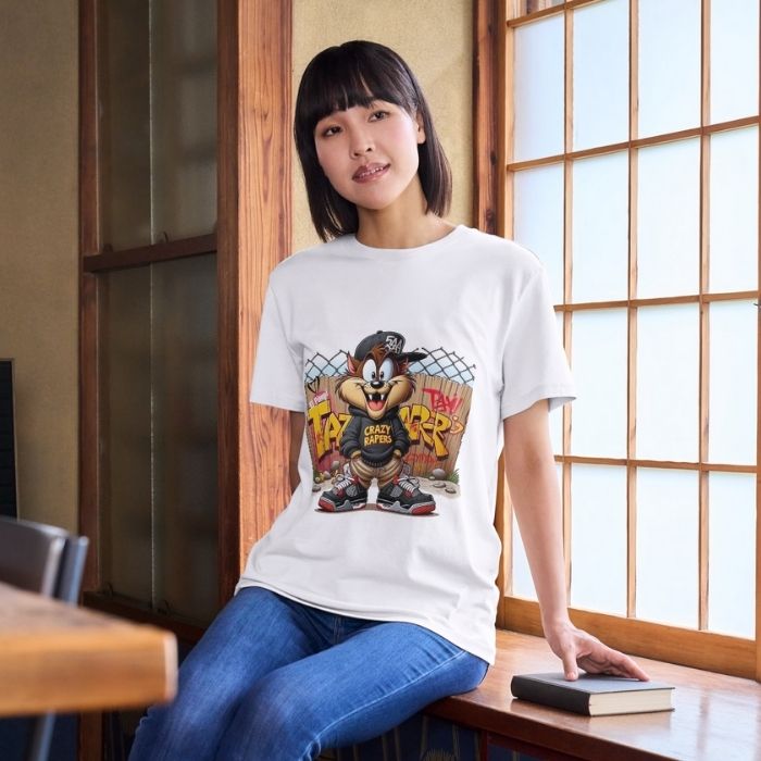Tricou Personalizat „Taz Crazy Raper” - Atelier Magic