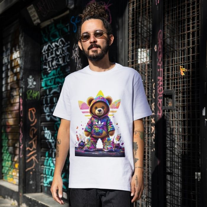 Tricou Personalizat „Teddy Street Pop” - Atelier Magic