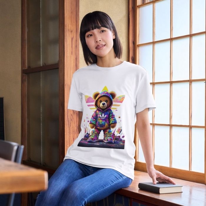 Tricou Personalizat „Teddy Street Pop” - Atelier Magic