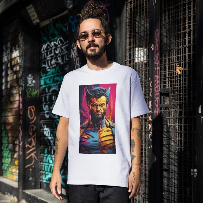 Tricou Personalizat „Wolverine Neon Art” - Atelier Magic