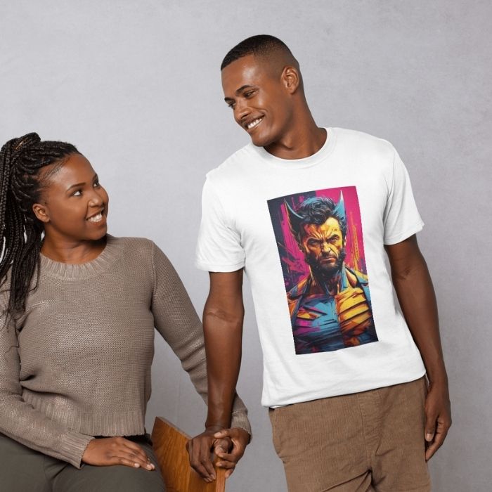 Tricou Personalizat „Wolverine Neon Art” - Atelier Magic