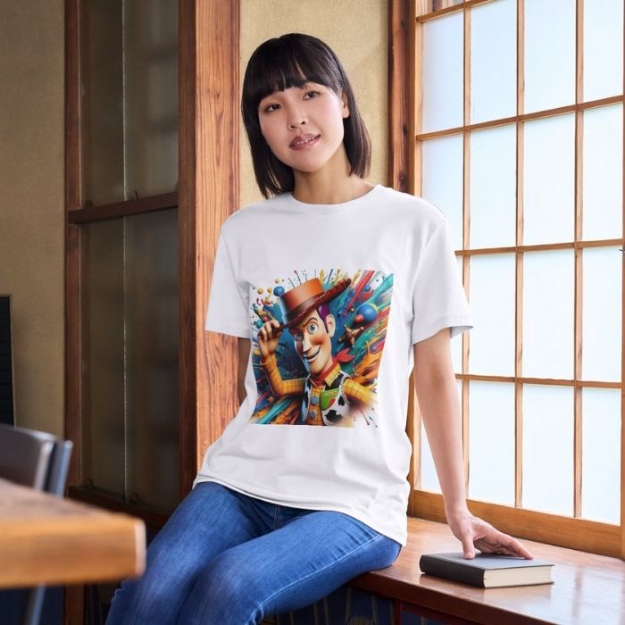 Tricou Personalizat „Woody Pop Art” - Atelier Magic