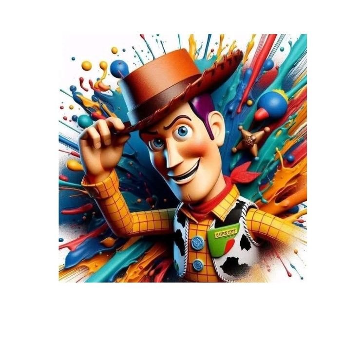 Tricou Personalizat „Woody Pop Art” - Atelier Magic