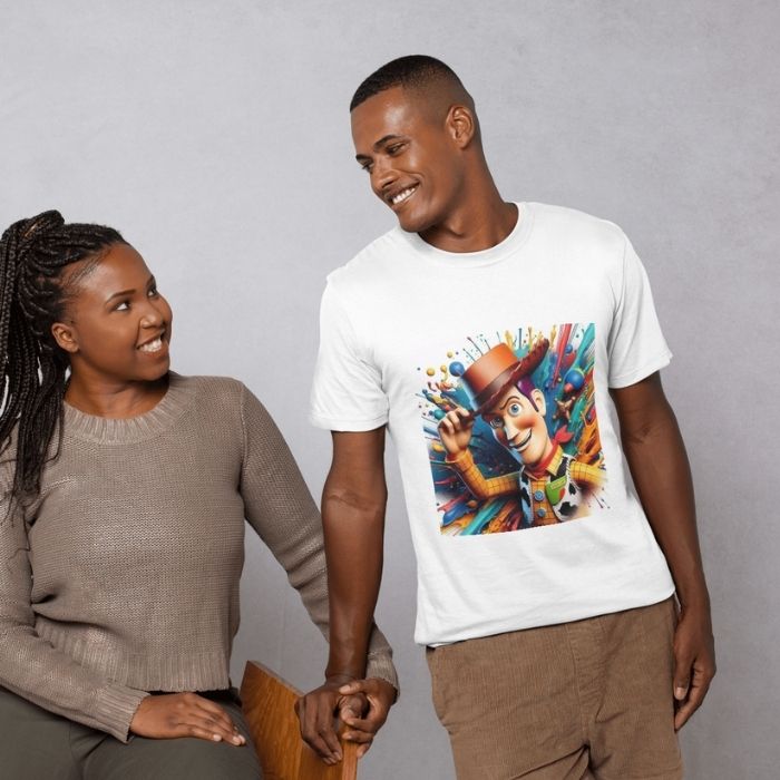 Tricou Personalizat „Woody Pop Art” - Atelier Magic