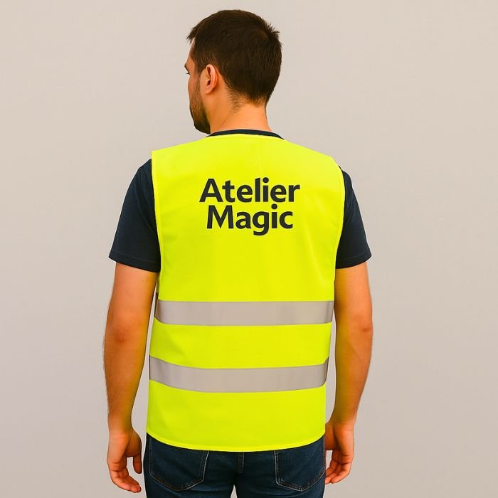 Vestă Reflectorizantă Personalizată - Atelier Magic