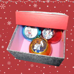Globuri Personalizate în Cutie - trio box