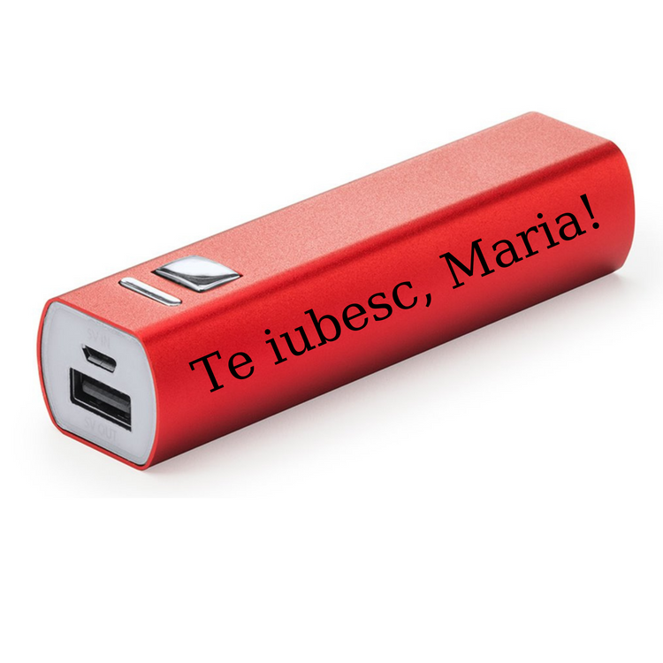 Baterie externă personalizată - Cadouri Personalizate 
