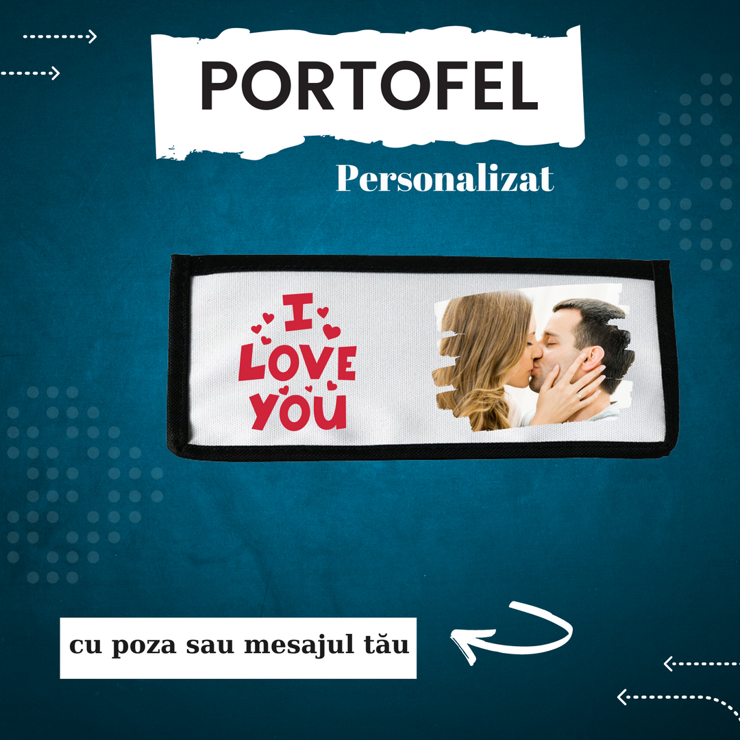 Portofel poliester Personalizat - Cadouri Personalizate 