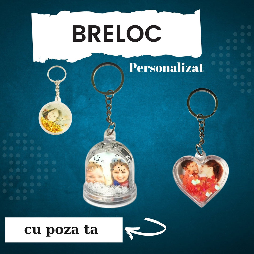 Breloc stil glob personalizat - Cadouri Personalizate