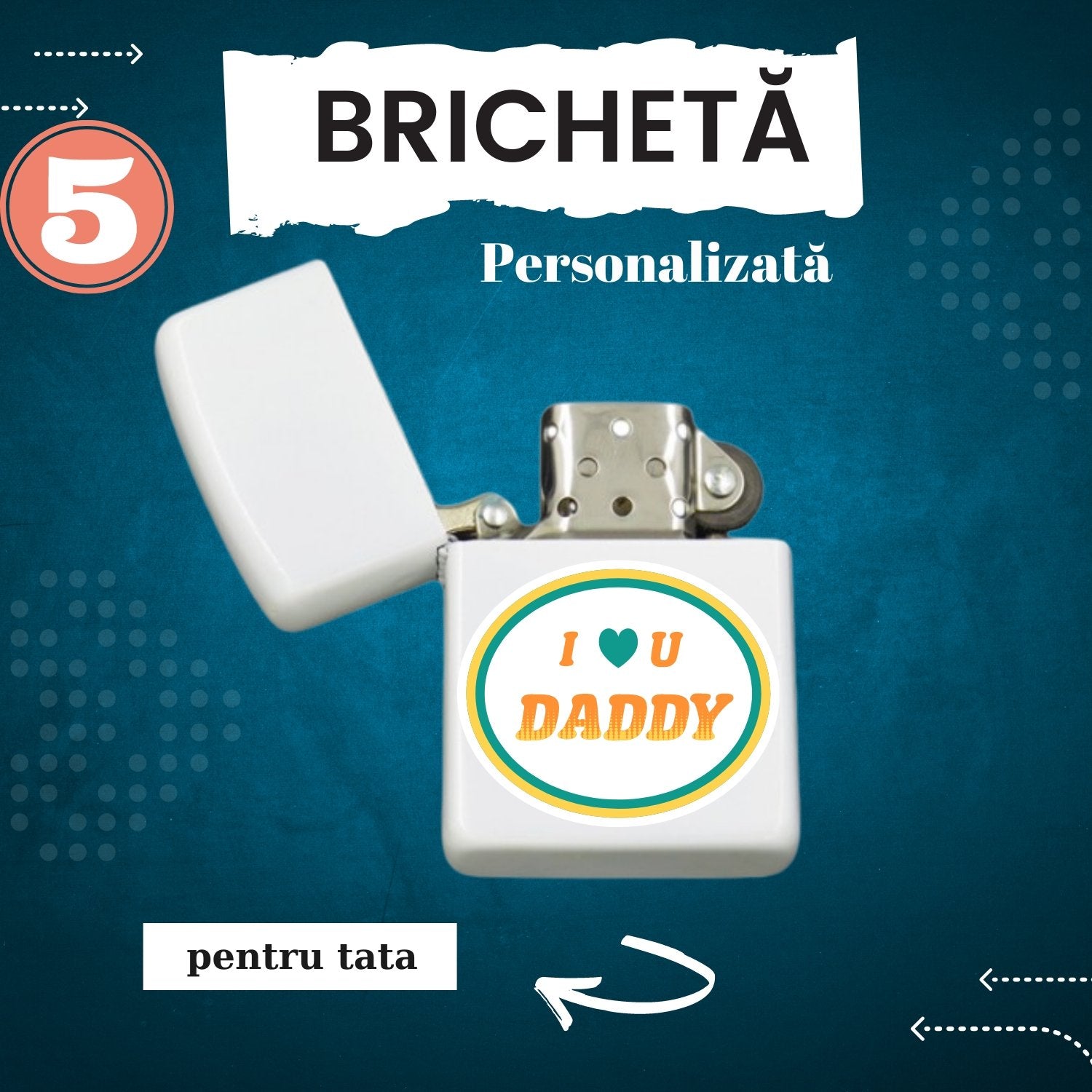 Brichetă cadou pentru tata - Cadouri Personalizate