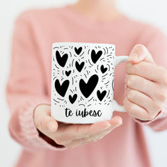 Cană personalizată Iubesc - Cadouri Personalizate