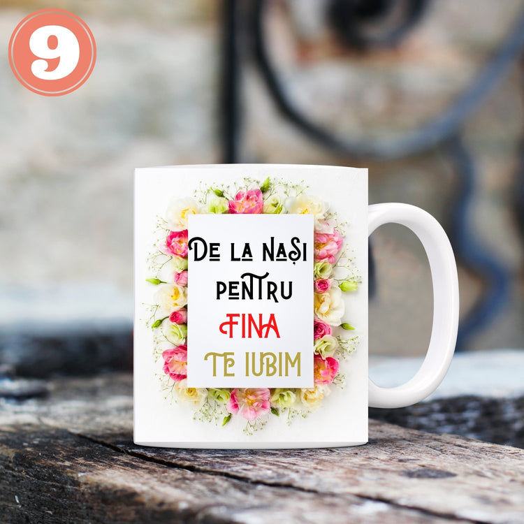 Căni cadou pentru nași sau fini - Cadouri Personalizate 