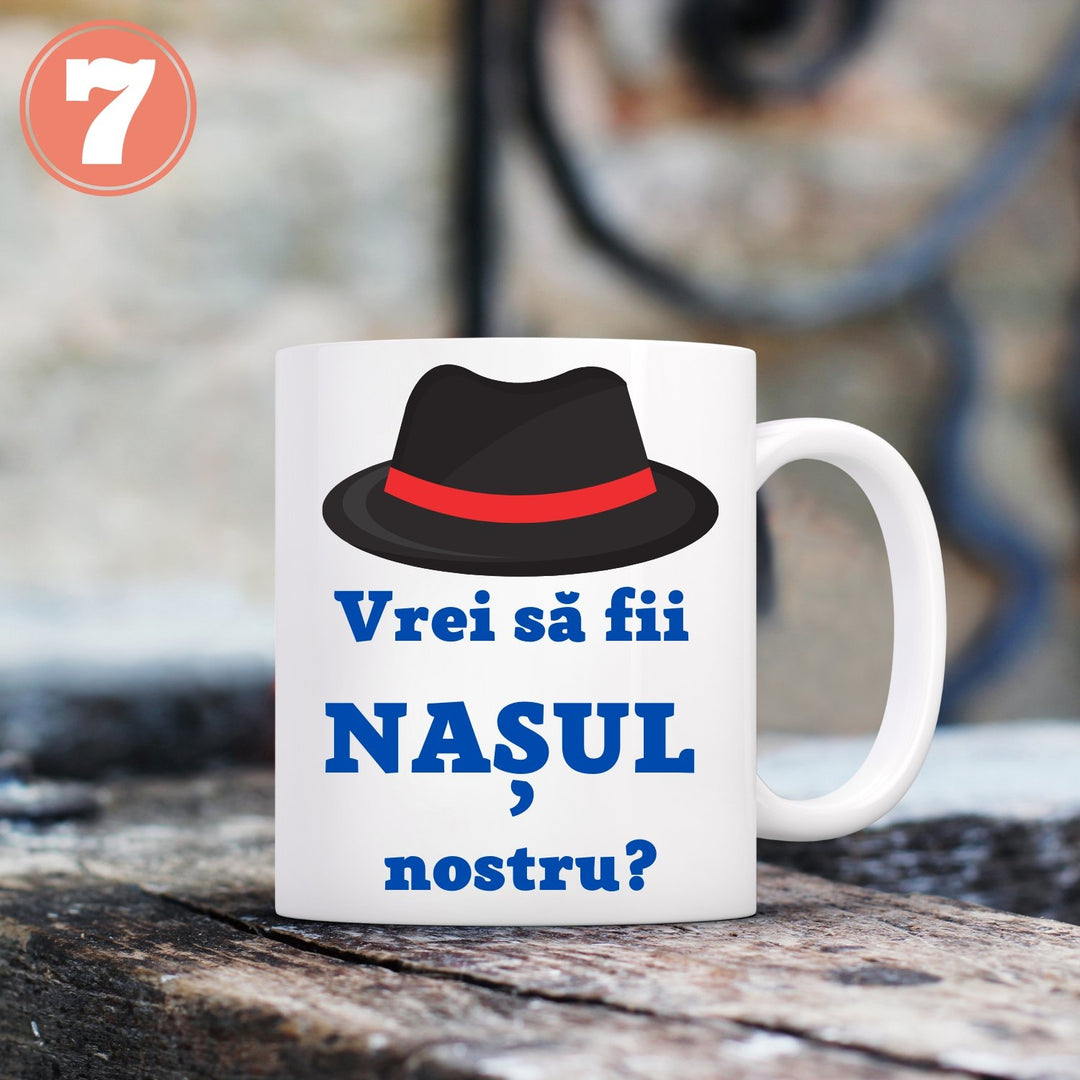 Căni cadou pentru nași sau fini - Cadouri Personalizate 