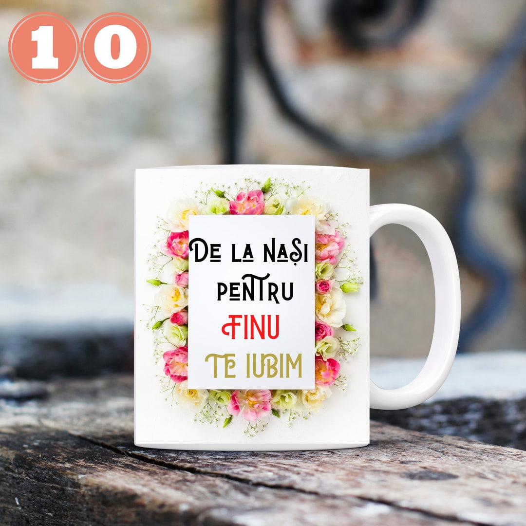Căni cadou pentru nași sau fini - Cadouri Personalizate 