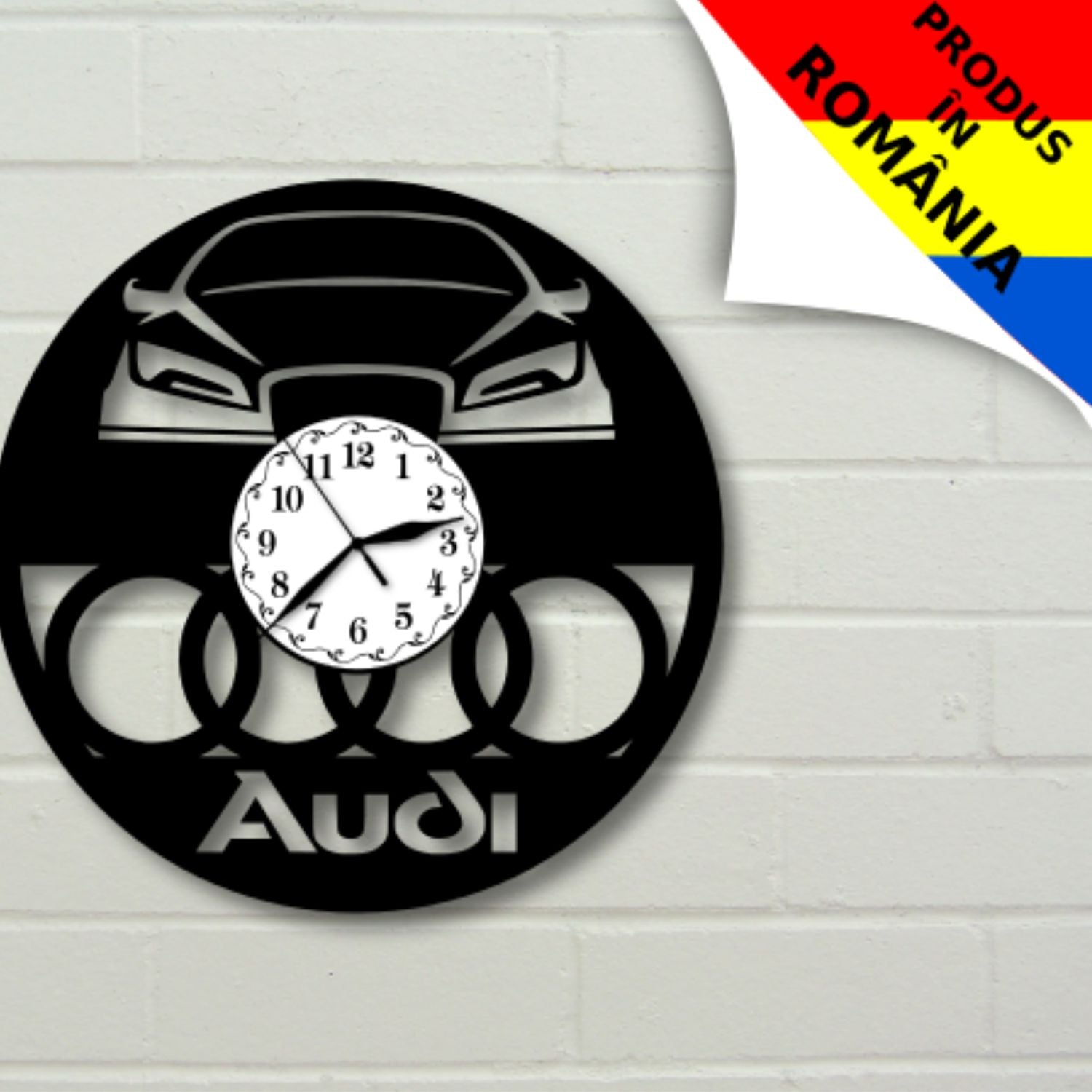 Ceas cadou Audi - model 2 - Cadouri Personalizate