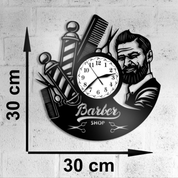 Ceas cadou Barber Shop - model 3 - Cadouri Personalizate