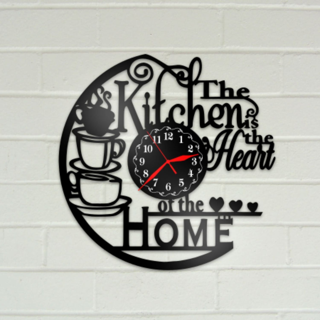 Ceas cadou bucatarie The kitchen is the heart of the home - Cadouri Personalizate