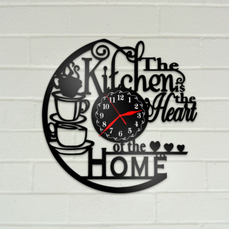 Ceas cadou bucatarie The kitchen is the heart of the home - Cadouri Personalizate