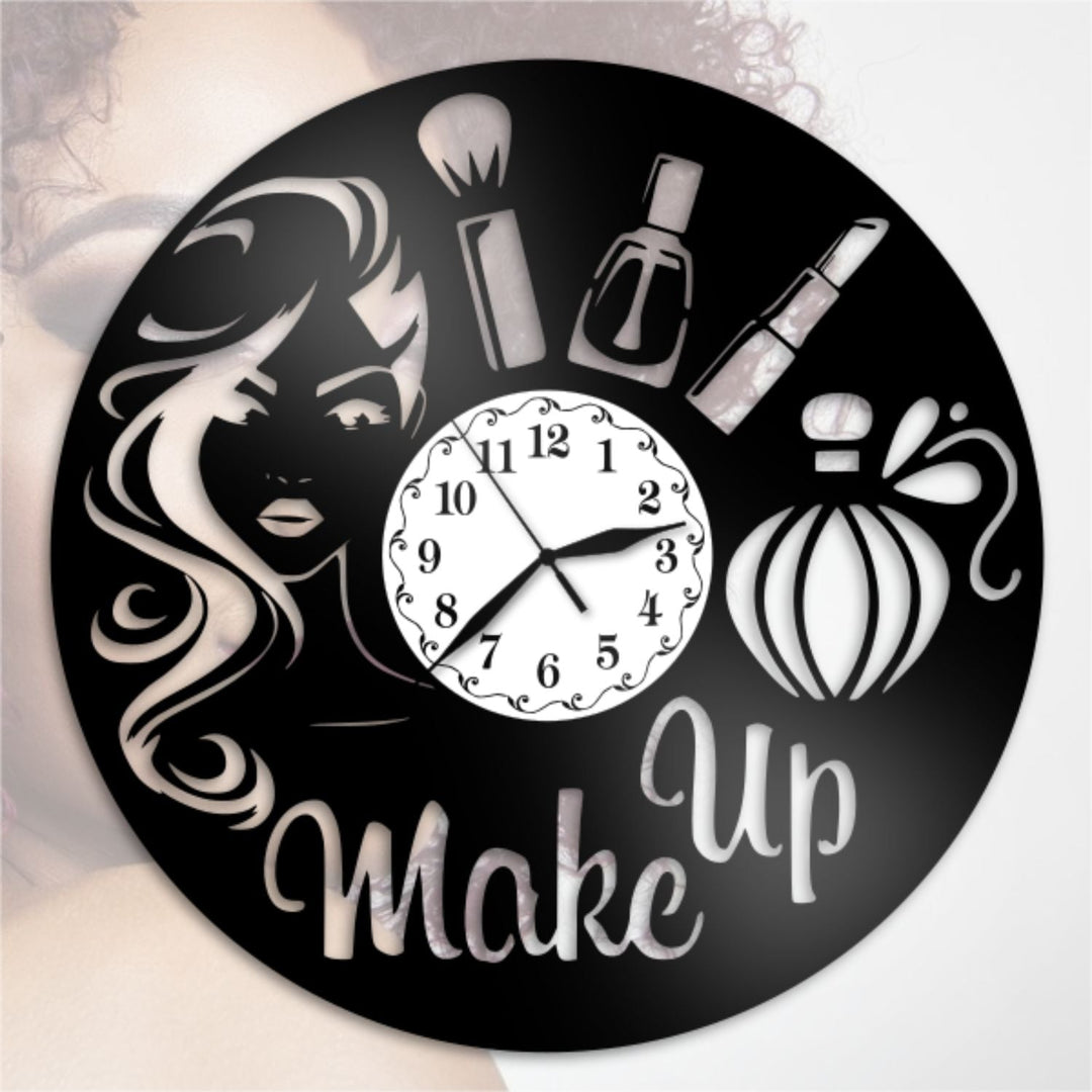 Ceas cadou cosmetica - make up - model 2 - Cadouri Personalizate