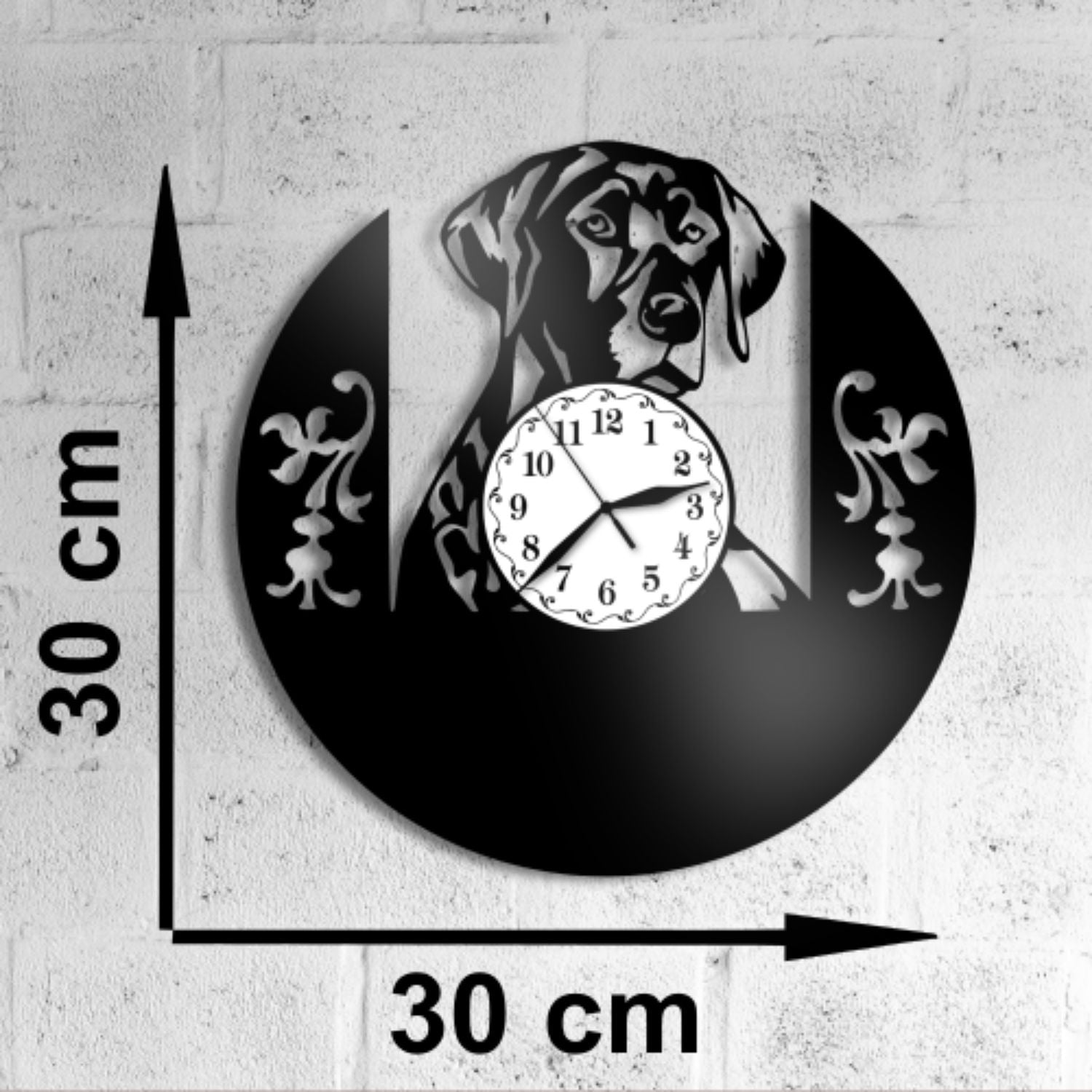 Ceas cadou cu caine - model 1 - Cadouri Personalizate