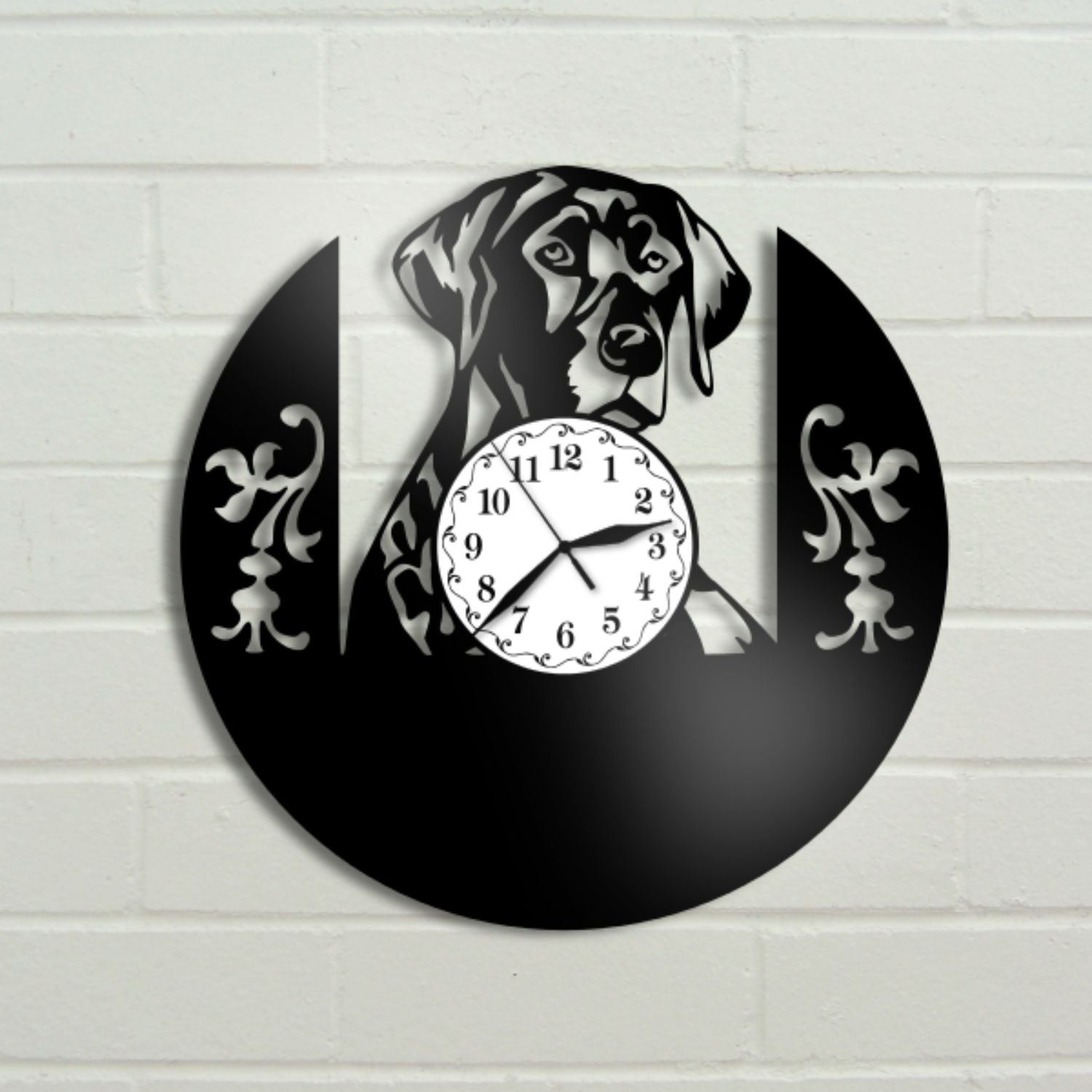 Ceas cadou cu caine - model 1 - Cadouri Personalizate