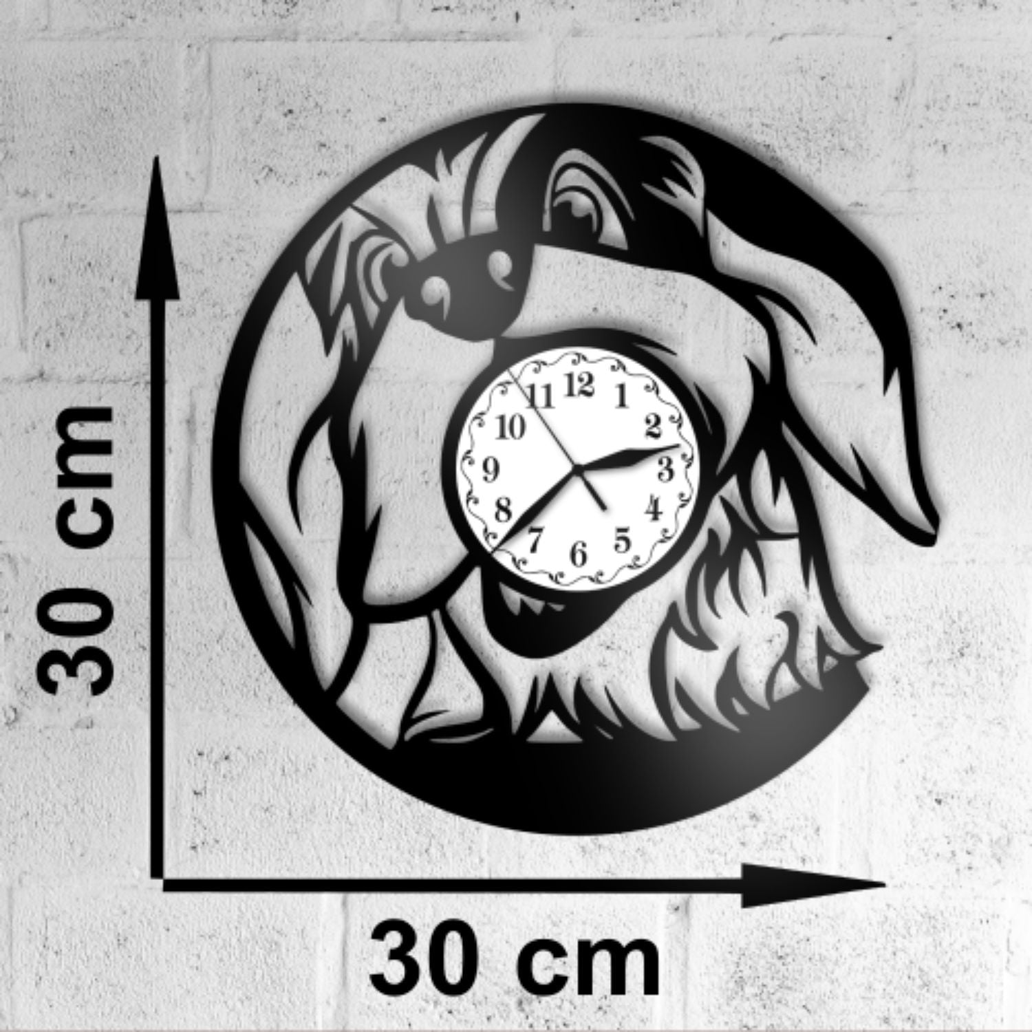 Ceas cadou cu caine - model 2 - Cadouri Personalizate