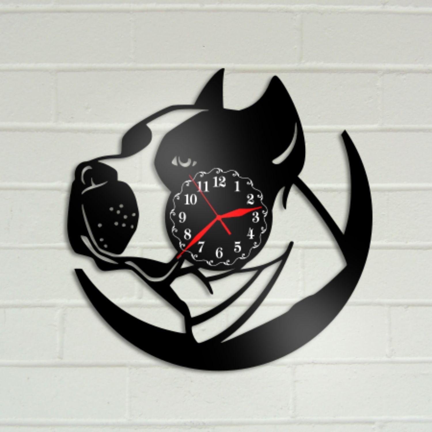 Ceas cadou cu caine Pitbull - Cadouri Personalizate