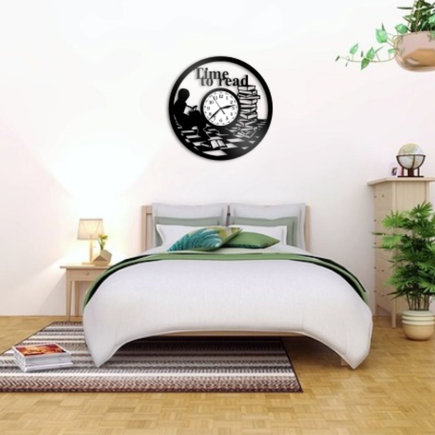 Ceas cadou cu carti - Time to read - Cadouri Personalizate