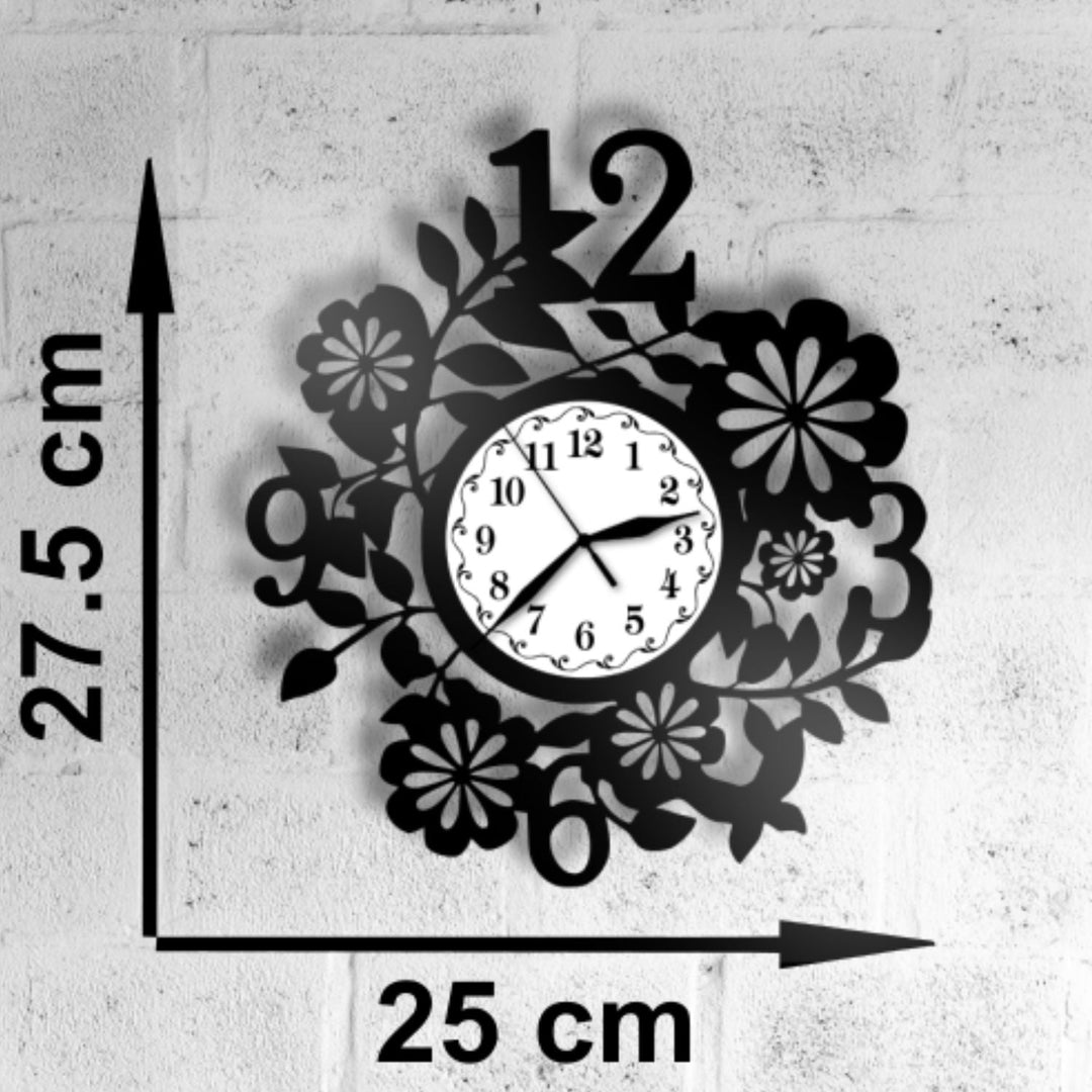 Ceas cadou cu flori - model 1 - Cadouri Personalizate