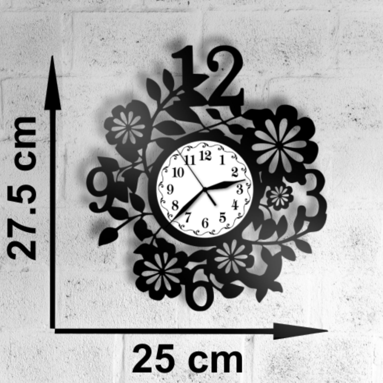 Ceas cadou cu flori - model 1 - Cadouri Personalizate