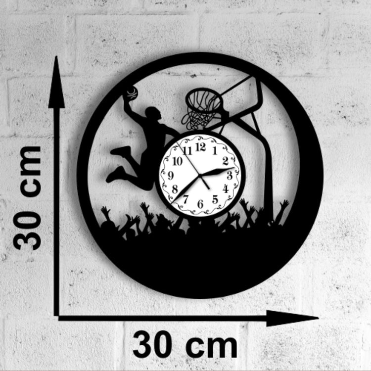 Ceas cadou cu jucator de baschet - model 1 - Cadouri Personalizate