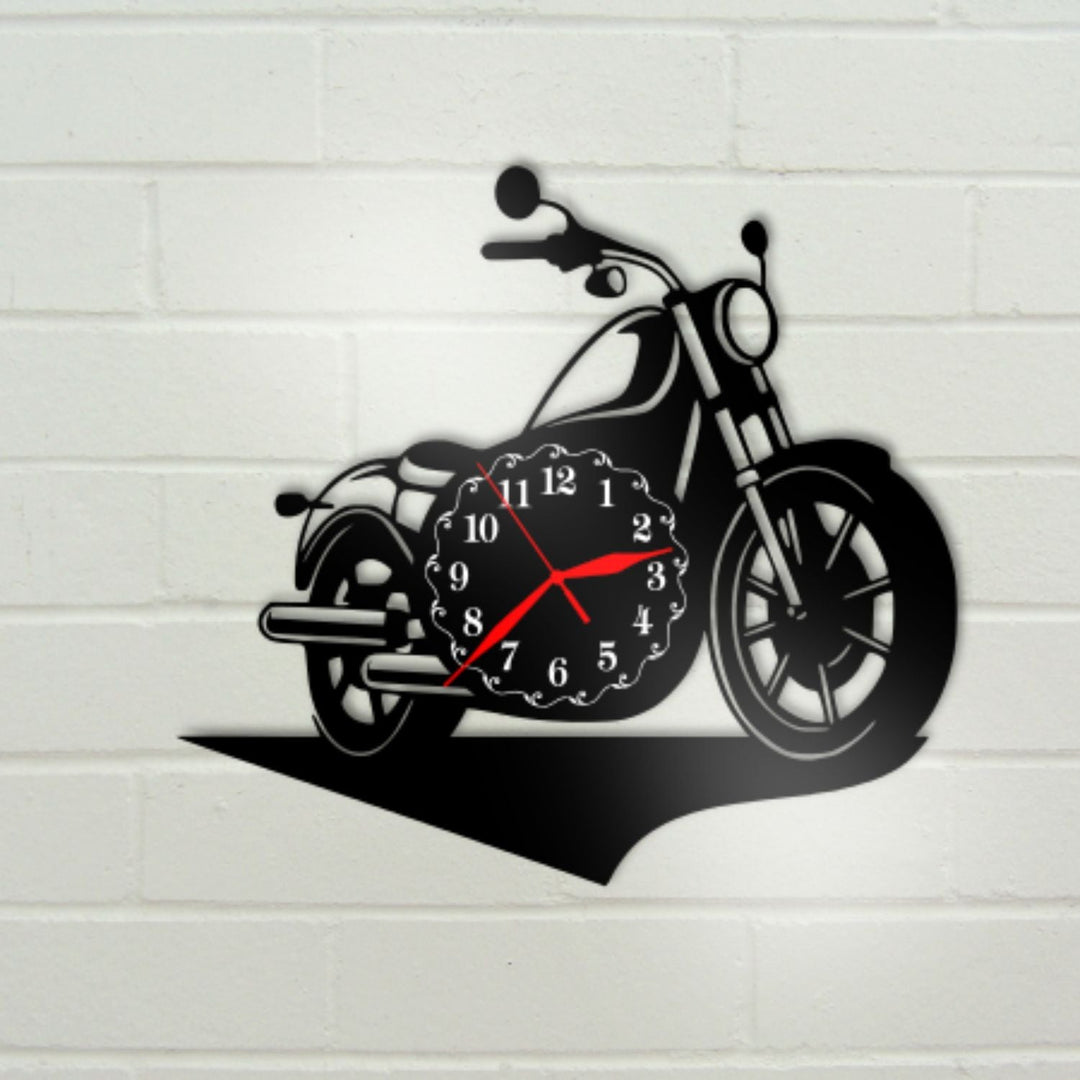 Ceas cadou cu motocicleta - model 1 - Cadouri Personalizate