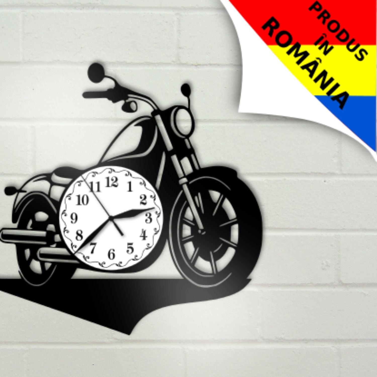 Ceas cadou cu motocicleta - model 1 - Cadouri Personalizate