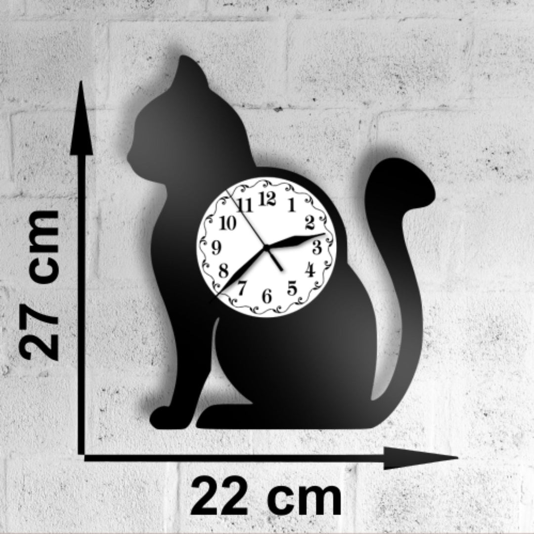 Ceas cadou cu pisica - model 1 - Cadouri Personalizate