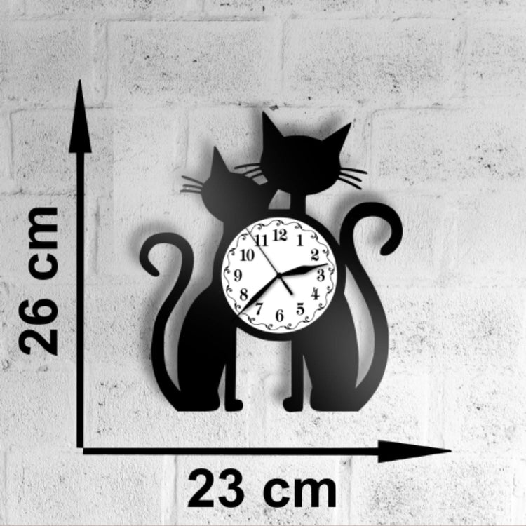 Ceas cadou cu pisici - model 2 - Cadouri Personalizate