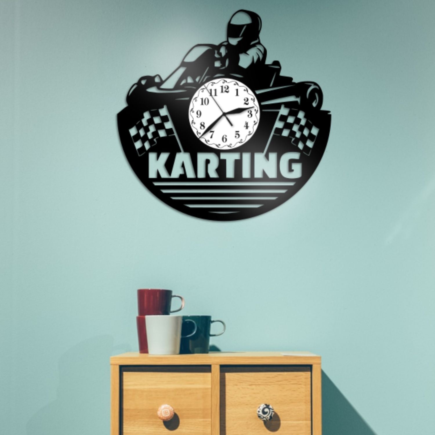 Ceas cadou Karting - Cadouri Personalizate