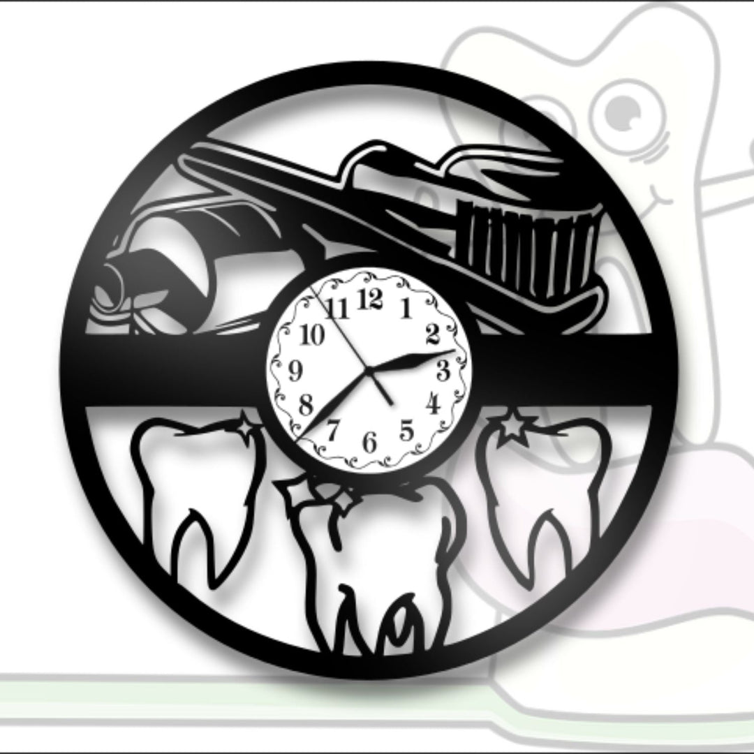 Ceas cadou pentru dentisti - stomatologi - model 2 - Cadouri Personalizate