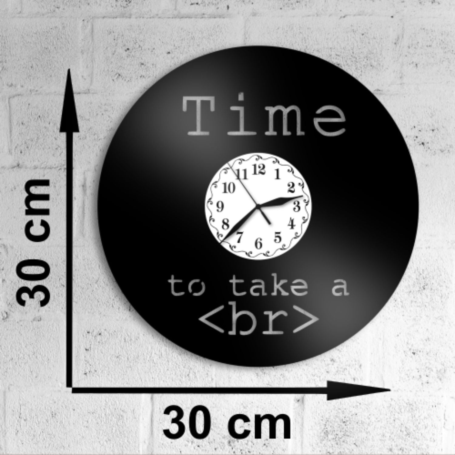 Ceas cadou pentru programatori Time to take a brake - Cadouri Personalizate