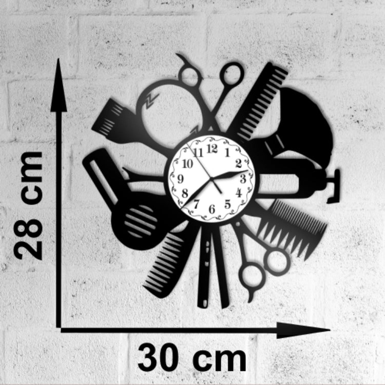 Ceas cadou pentru salon de coafura - model 4 - Cadouri Personalizate