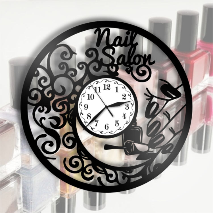 Ceas cadou pentru salon de manichiura Nail salon - Cadouri Personalizate