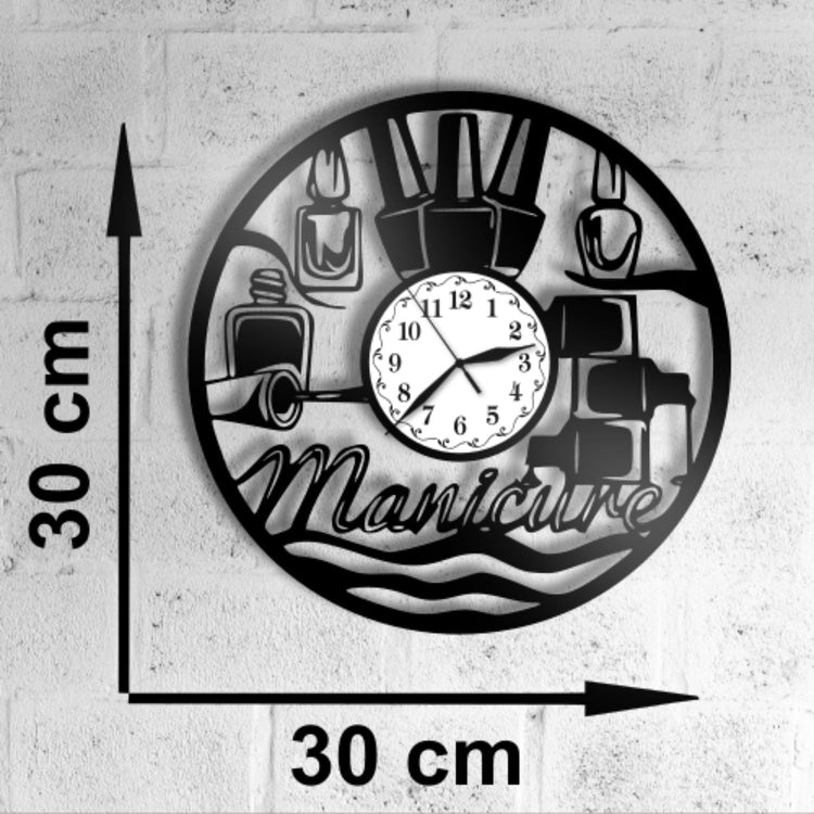Ceas cadou pentru salon de manichiura - unghii - model 1 - Cadouri Personalizate