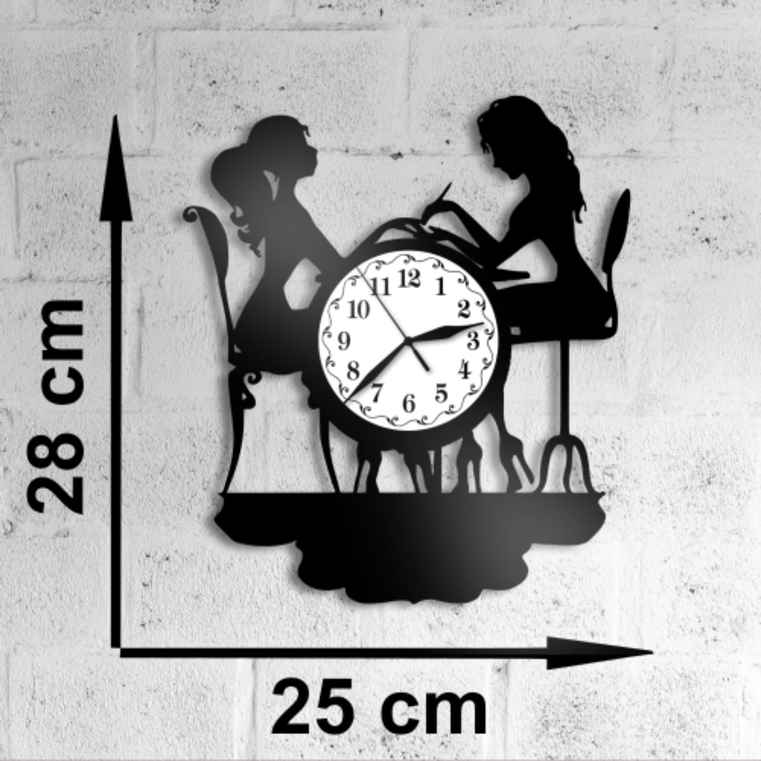 Ceas cadou pentru salon de manichiura - unghii - model 2 - Cadouri Personalizate