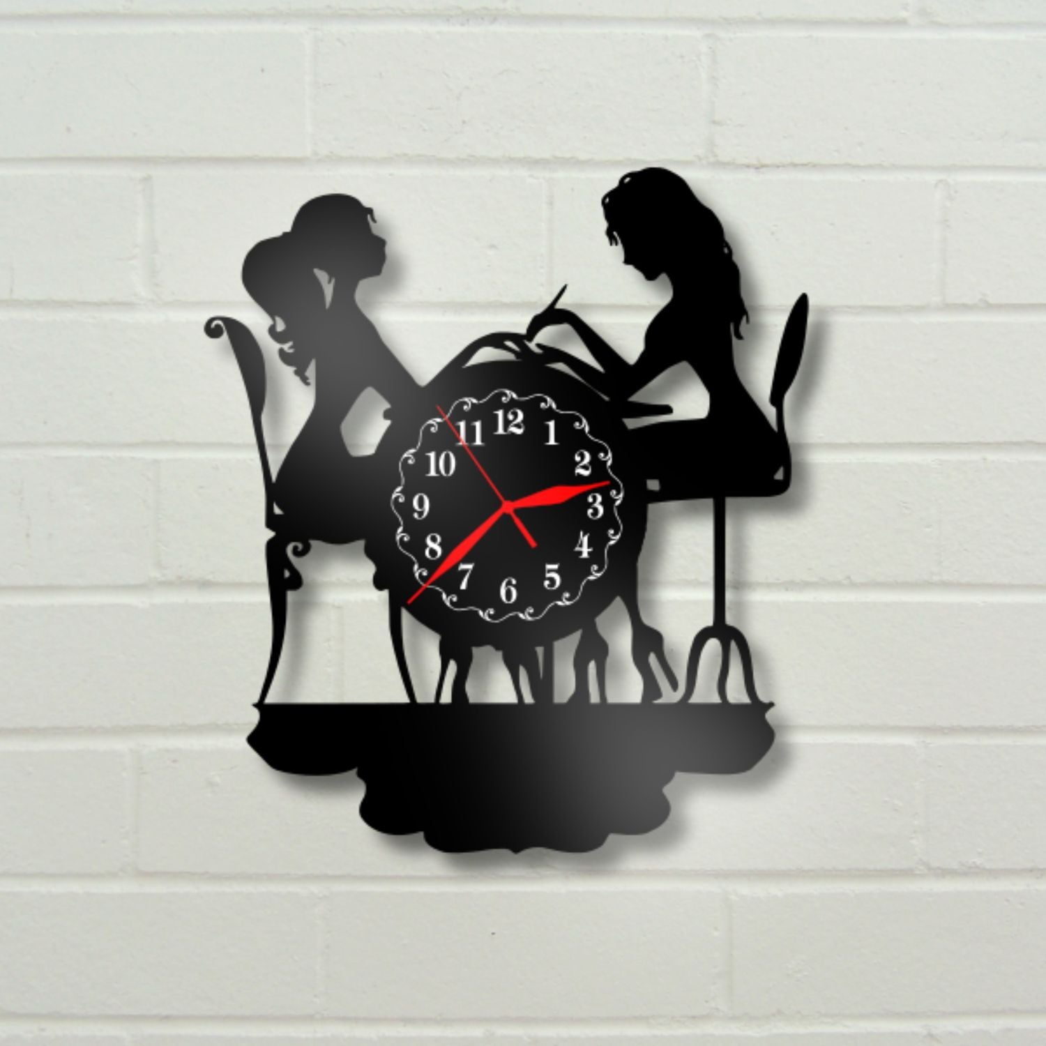 Ceas cadou pentru salon de manichiura - unghii - model 2 - Cadouri Personalizate