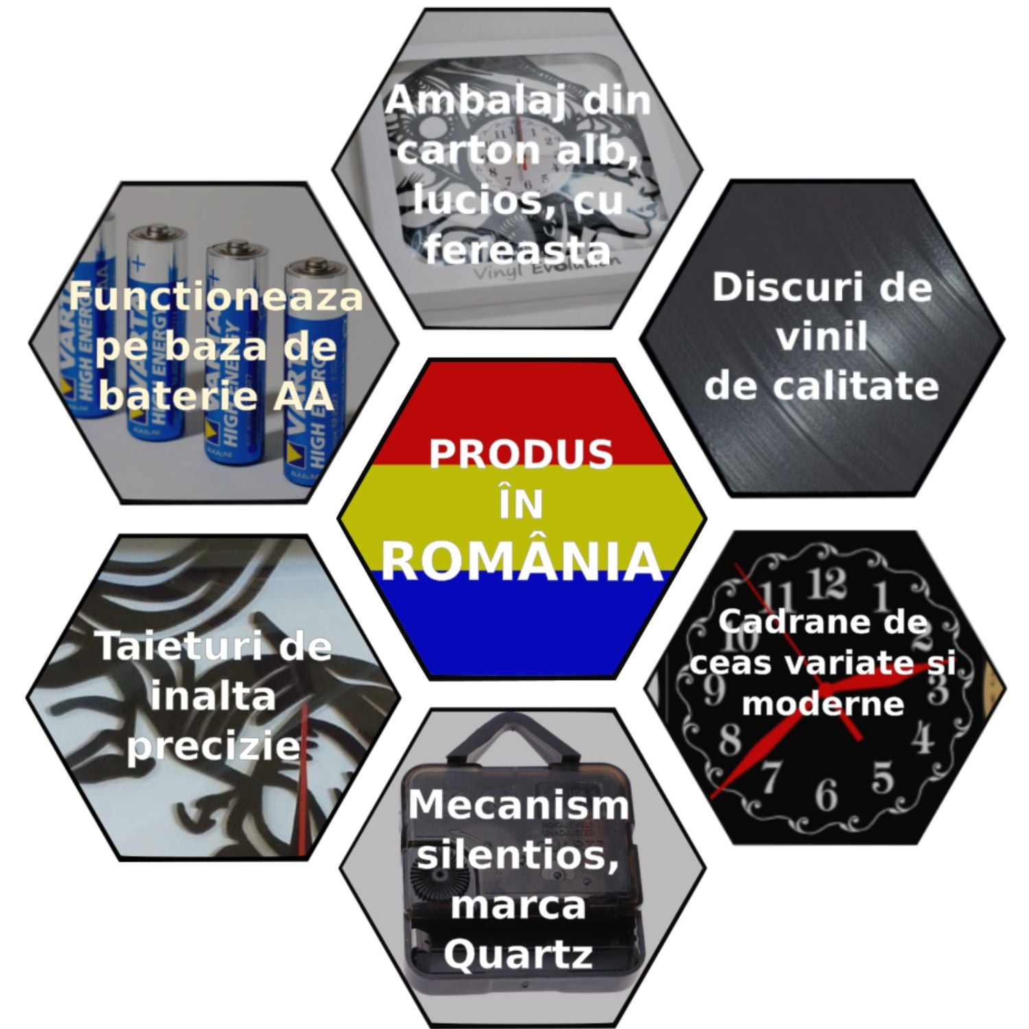 Ceas cadou pentru salon de manichiura - unghii - model 3 - Cadouri Personalizate