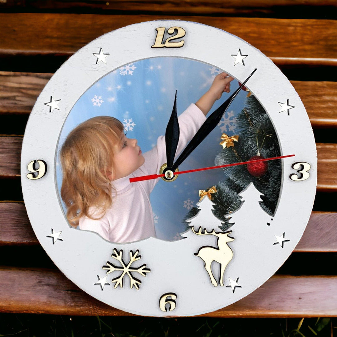 Ceas personalizat "Crăciun fericit" - Cadouri Personalizate